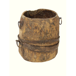 Drewniane naczynie pojemnik Vintage